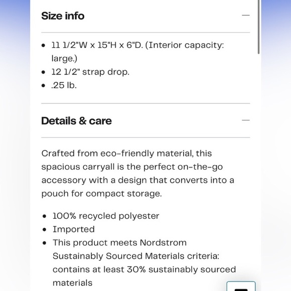 Retro Blue Plaid Addison Carryall Tote Bag | Rag & Bone - Picture 7 of 9